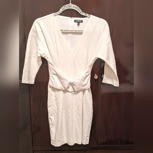 Express 3/4 sleeves v neck dress